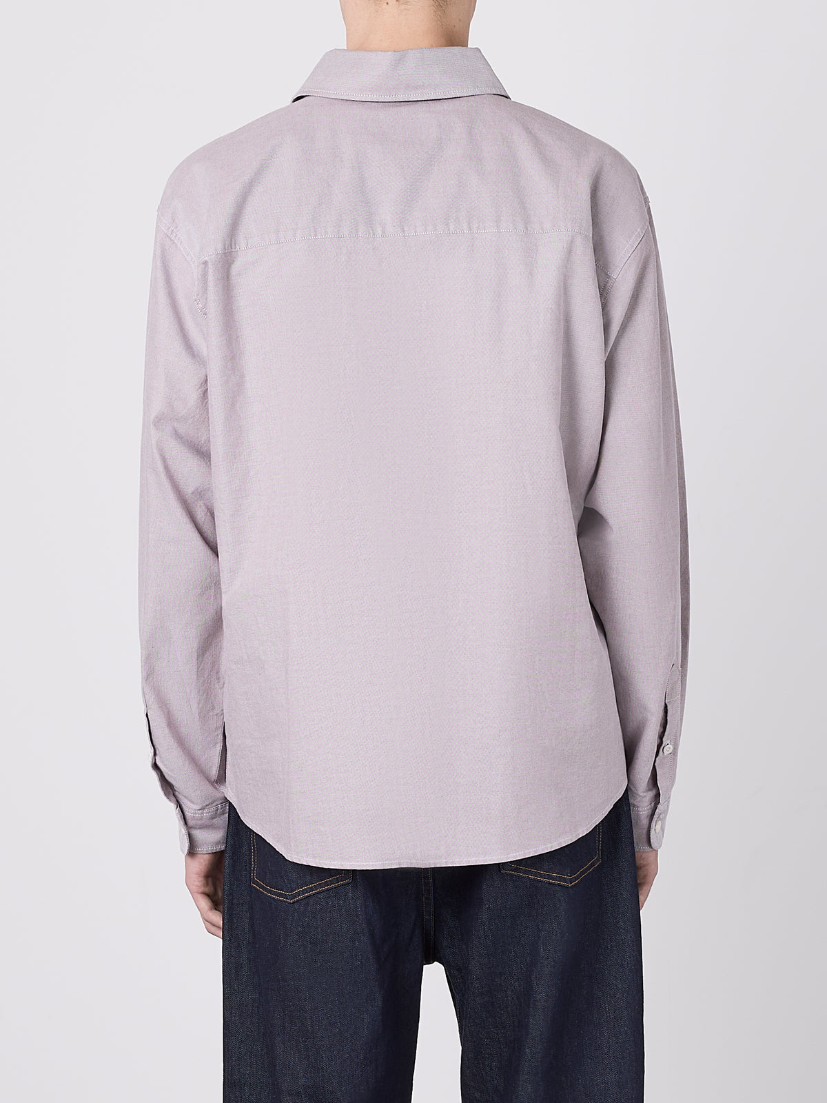 Boston Oxford Shirt in Washed Claret