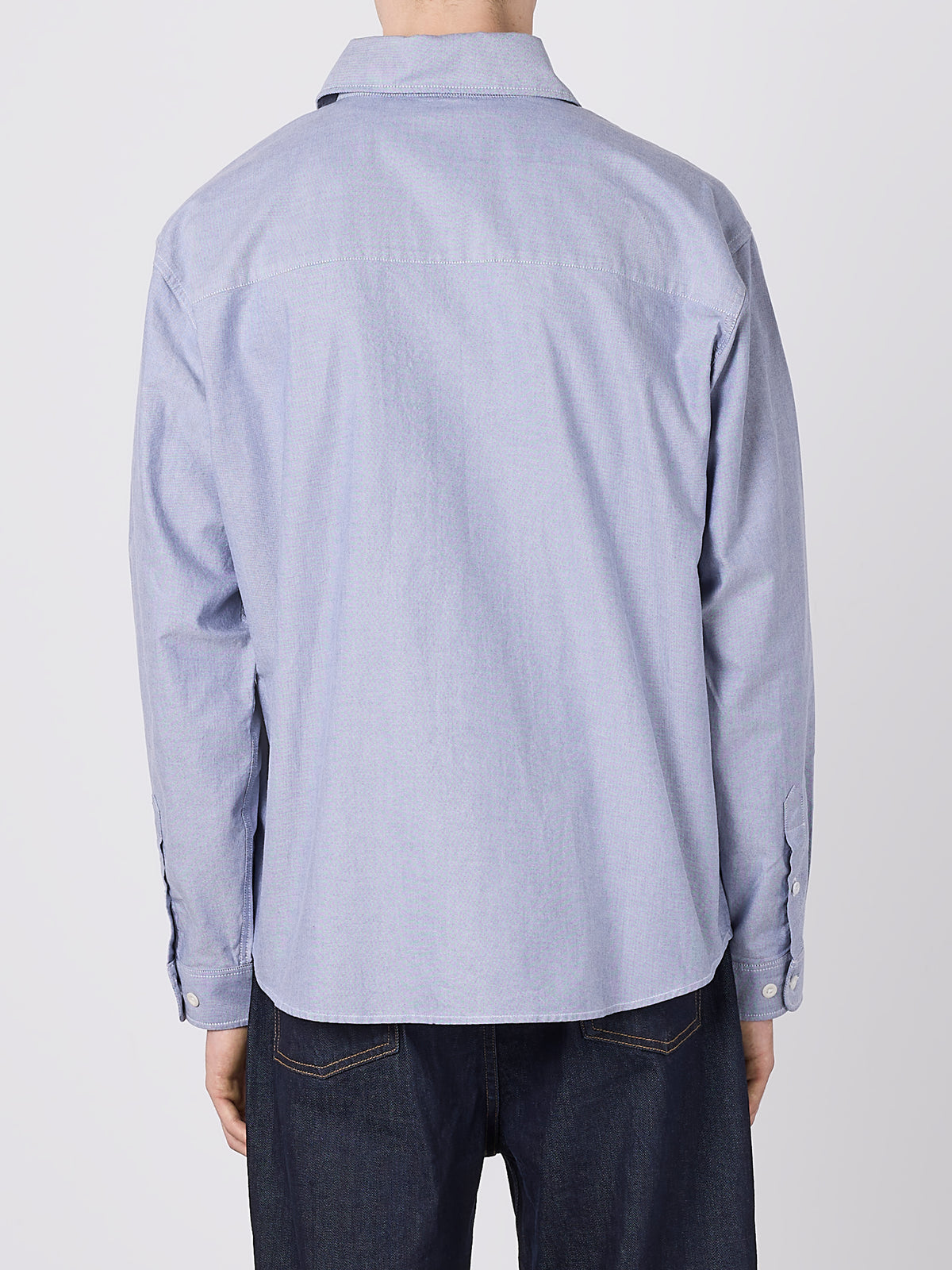 Boston Oxford Shirt in Washed Navy