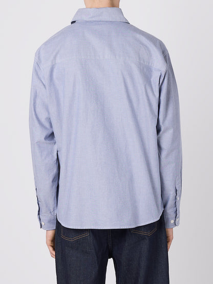 Boston Oxford Shirt in Washed Navy