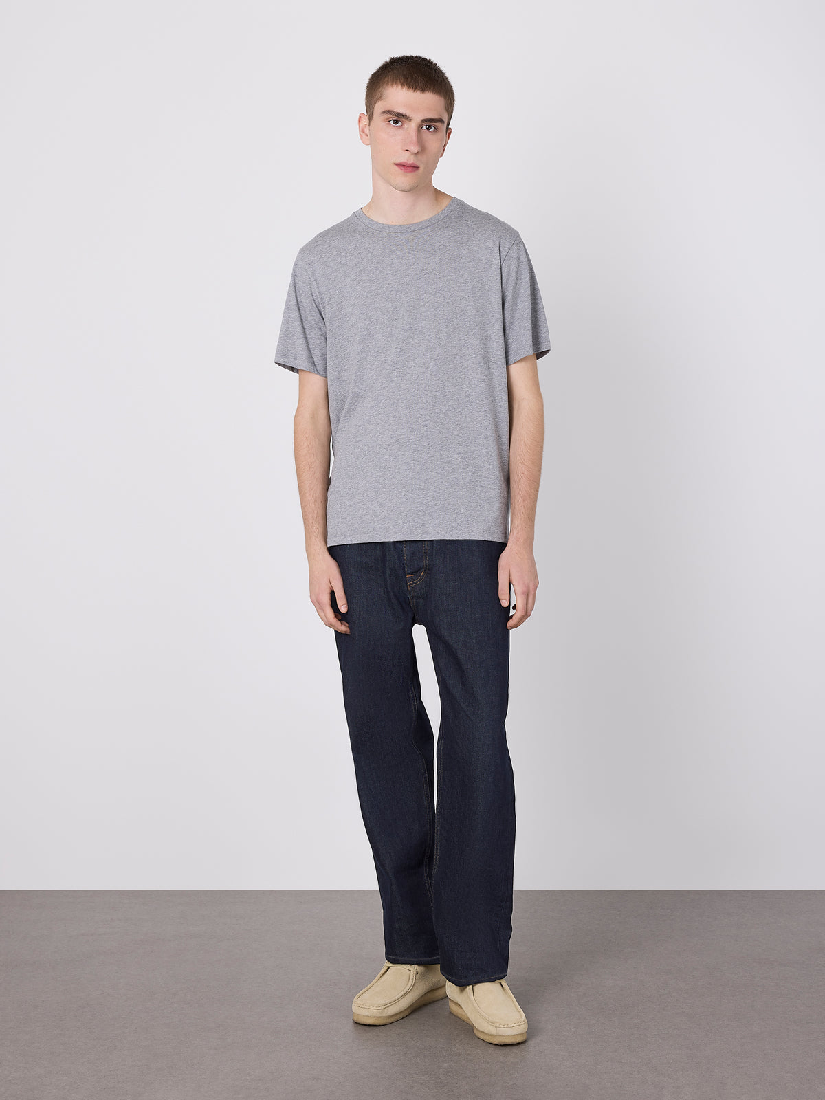 Classic T-Shirt in Grey Marl