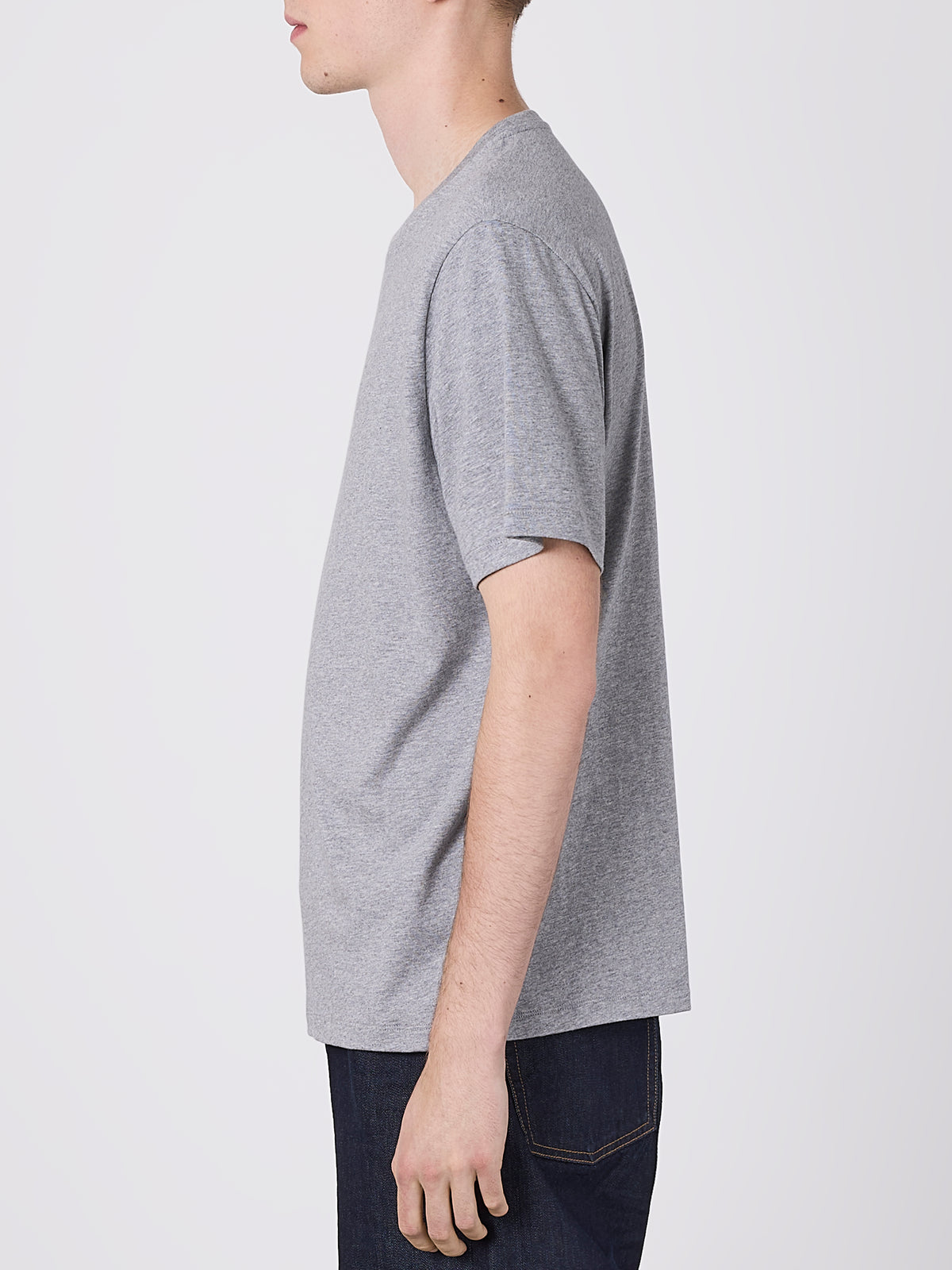 Classic T-Shirt in Grey Marl