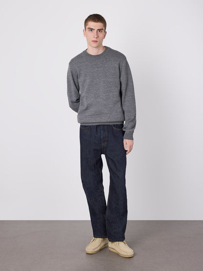 Daily Crew Knit in Grey Marl