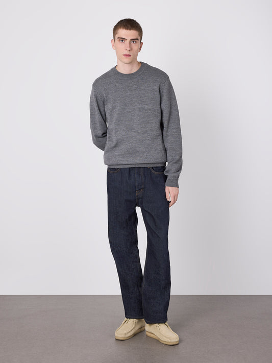 Daily Crew Knit in Grey Marl