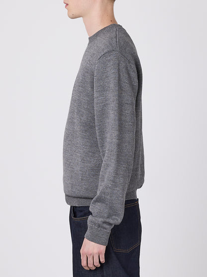 Daily Crew Knit in Grey Marl