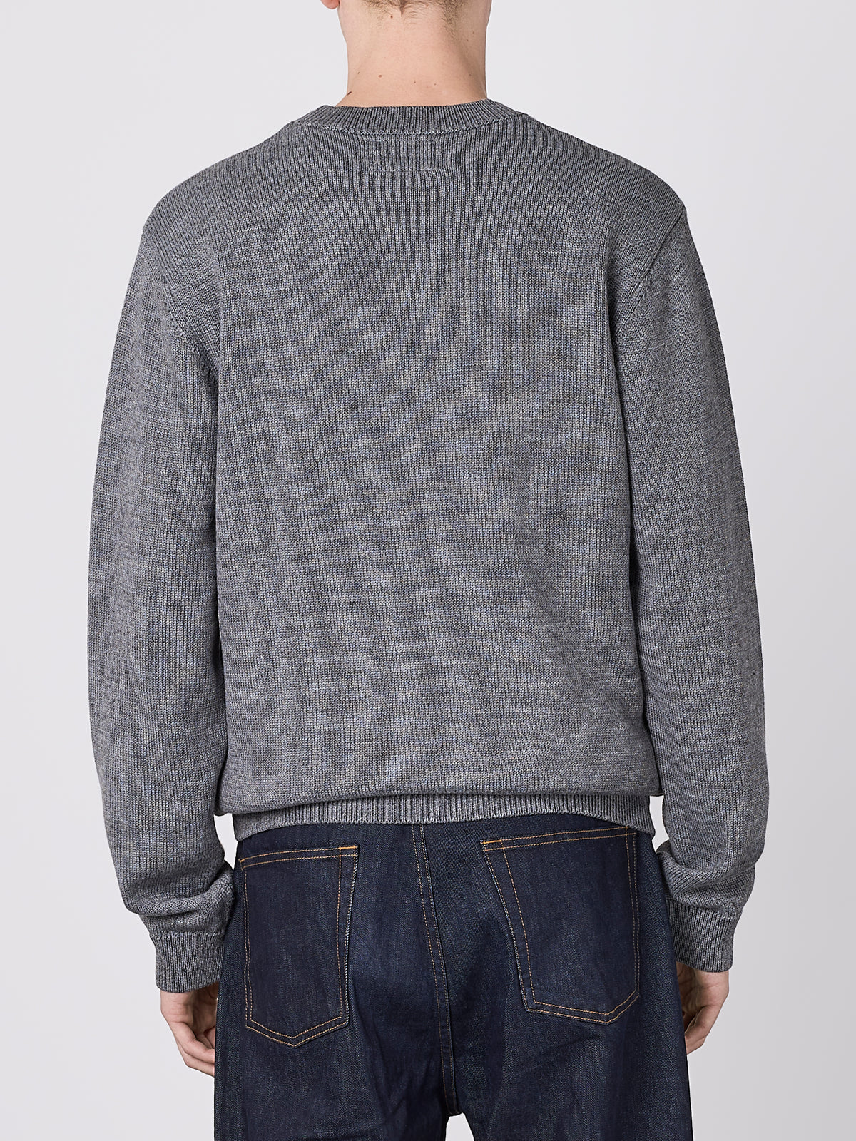 Daily Crew Knit in Grey Marl
