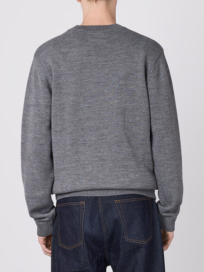 Daily Crew Knit in Grey Marl