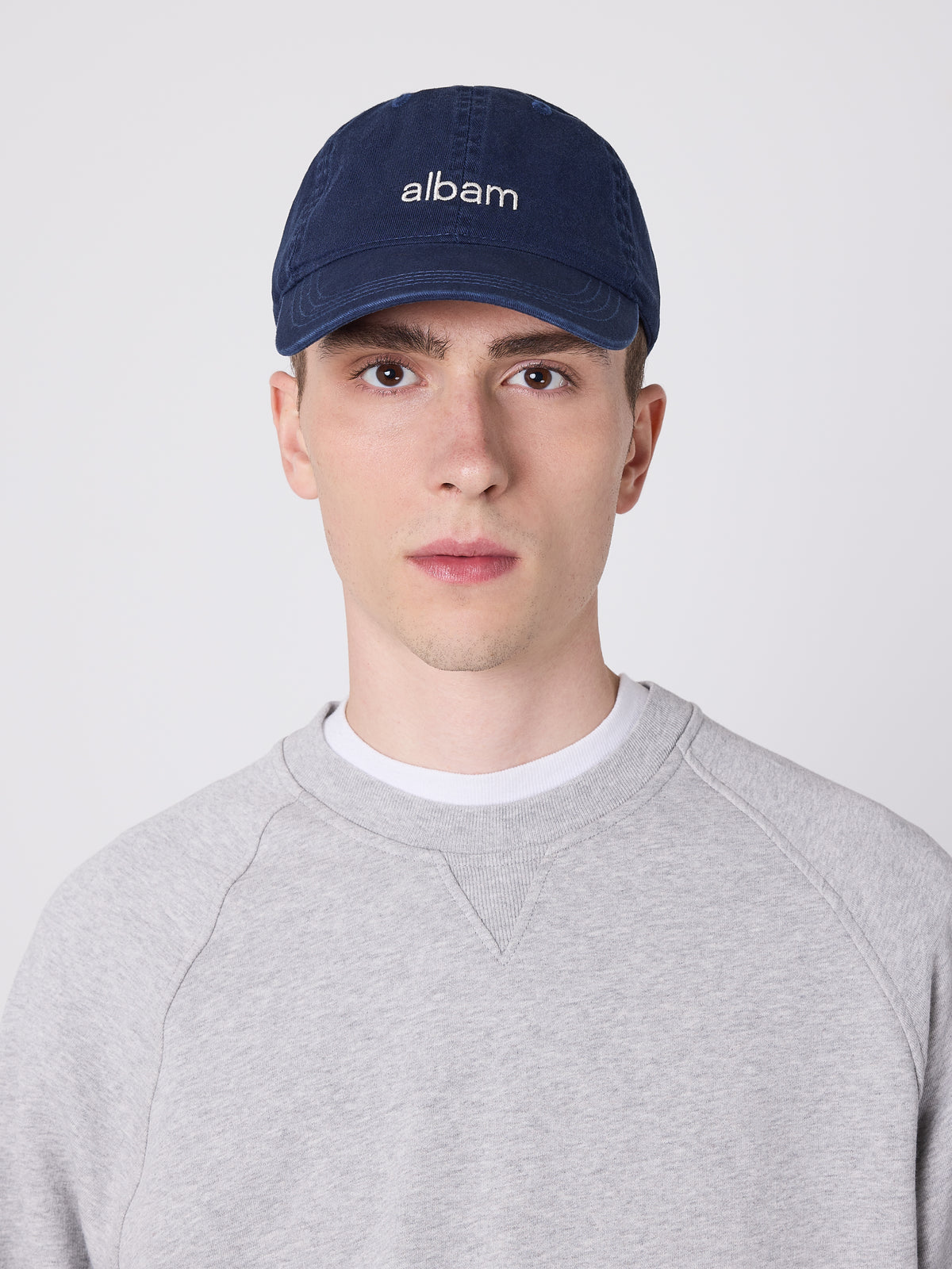 Edgware Logo Cap in Dark Navy