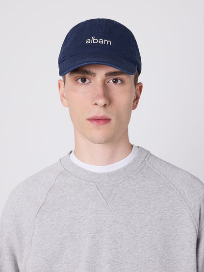 Edgware Logo Cap in Dark Navy