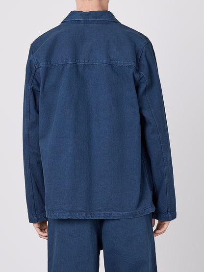 Forge Washed Twill Jacket in Dark Navy