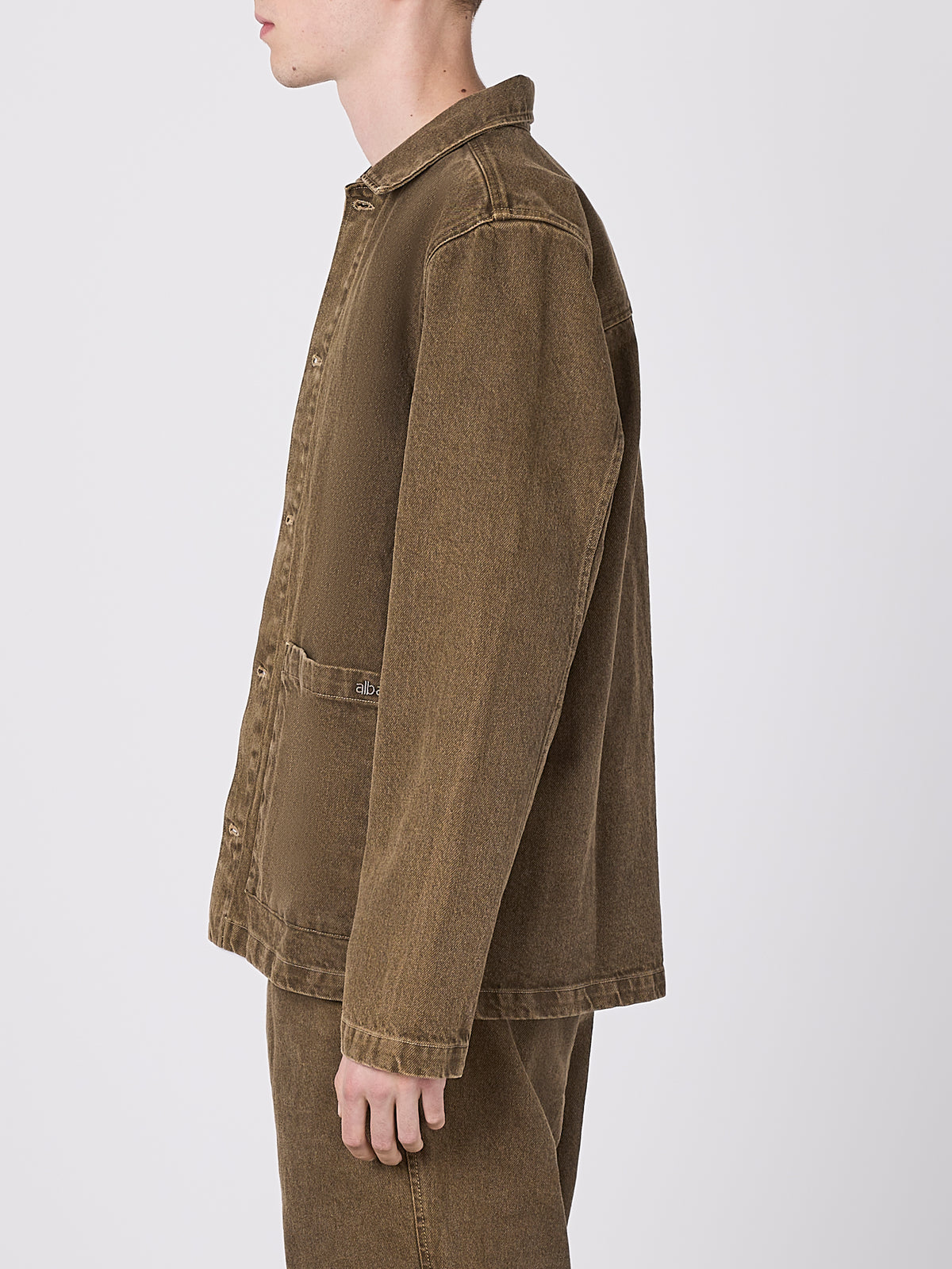 Forge Washed Twill Jacket in Walnut