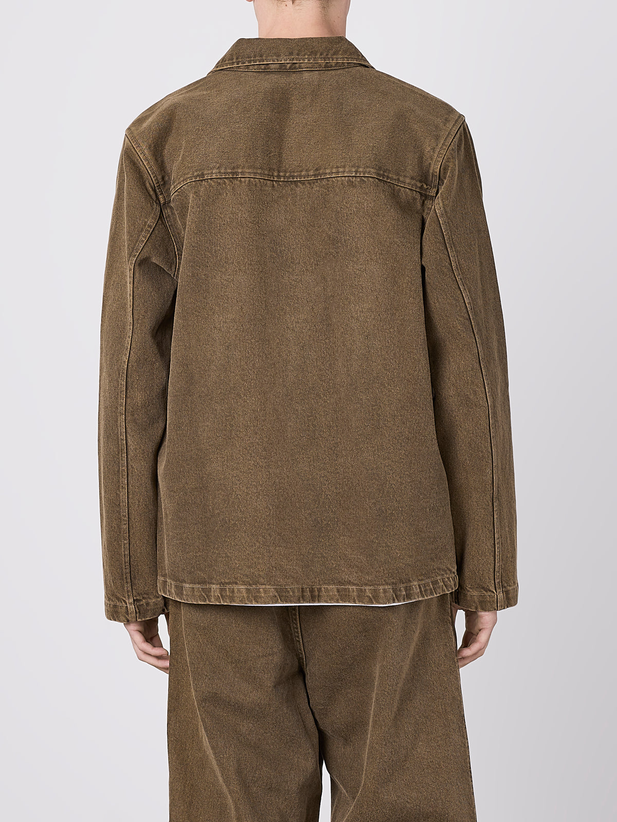 Forge Washed Twill Jacket in Walnut