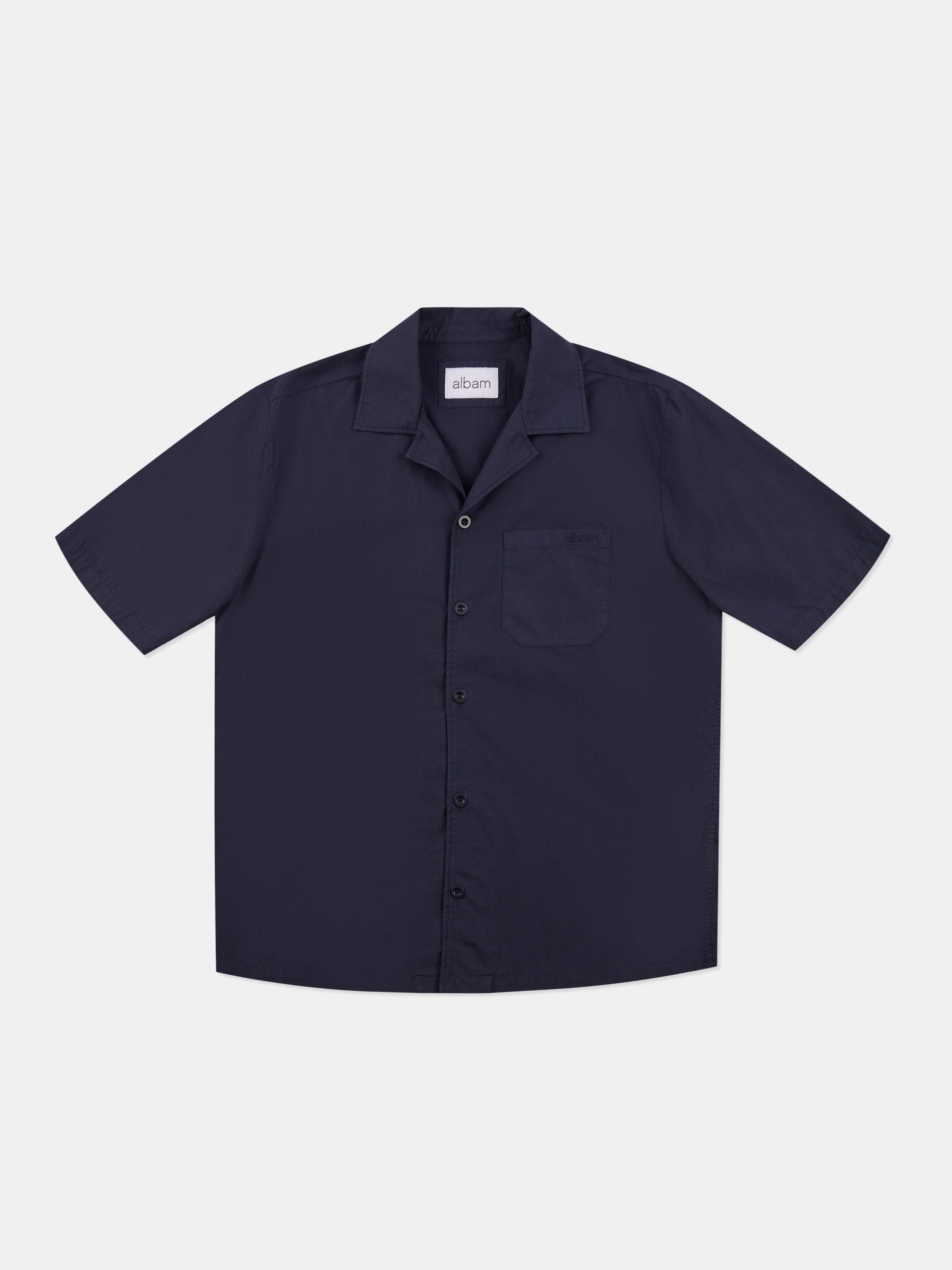 Grange Poplin Shirt Dark