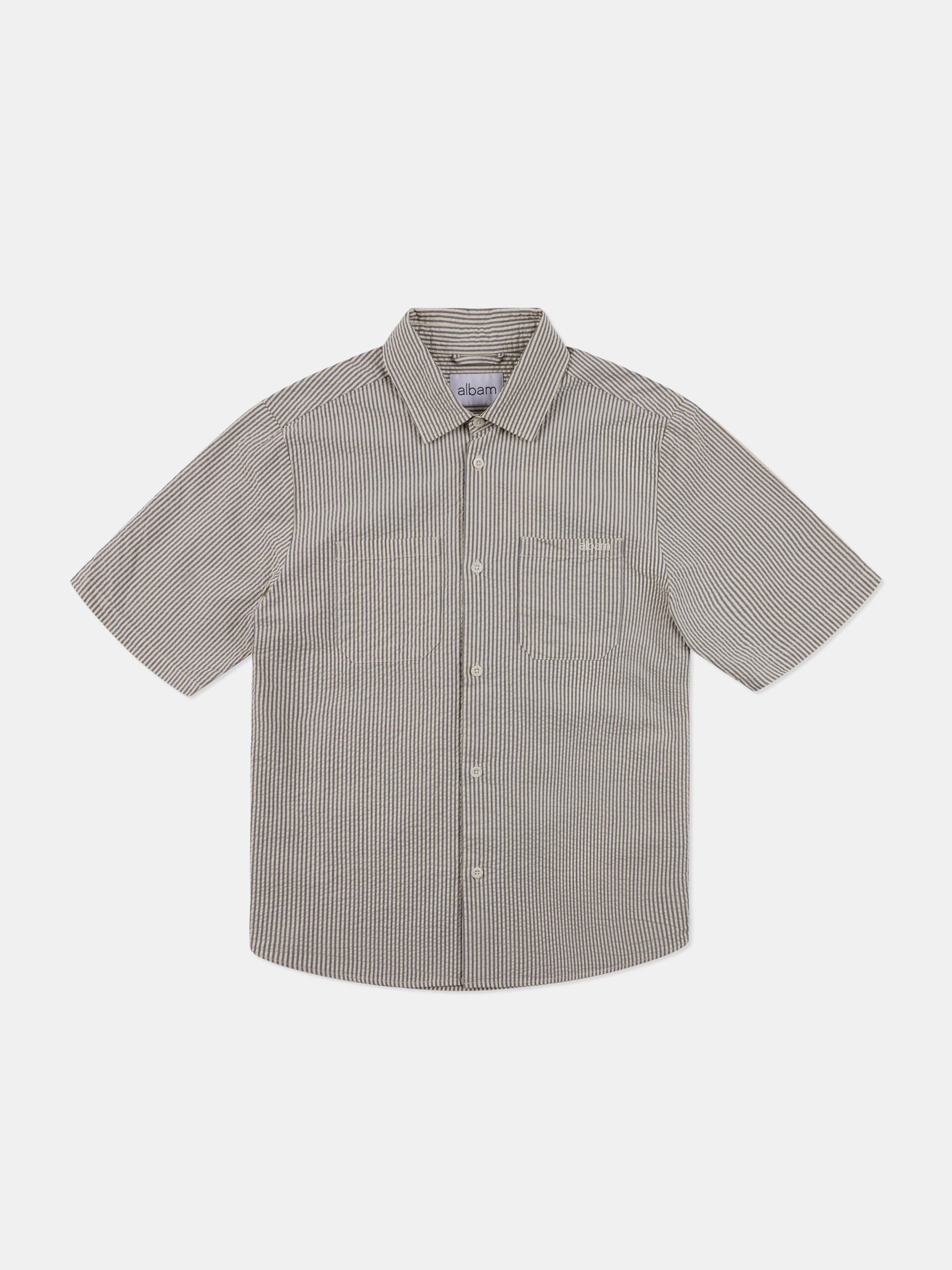 Derby Seersucker Shirt Washed