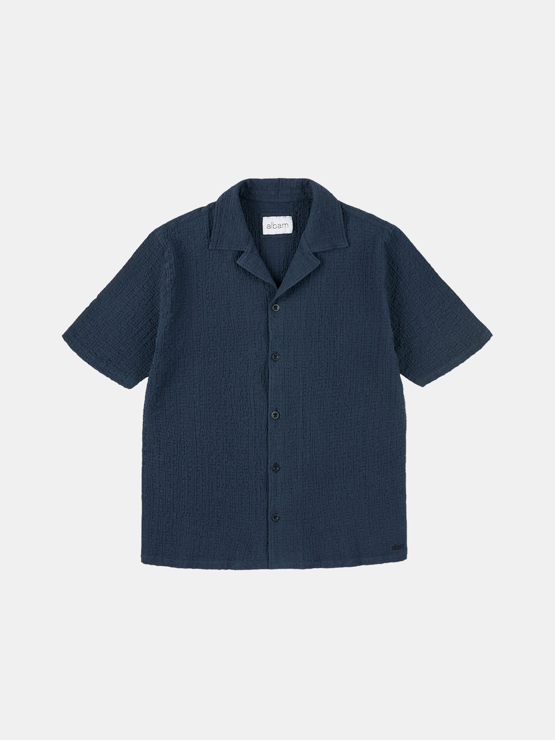 Seersucker Fenton Shirt Dark