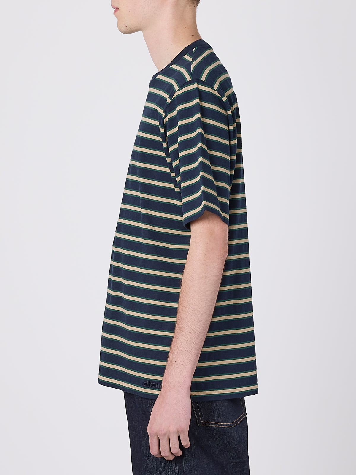 Tame Stripe T-Shirt in Dark Navy