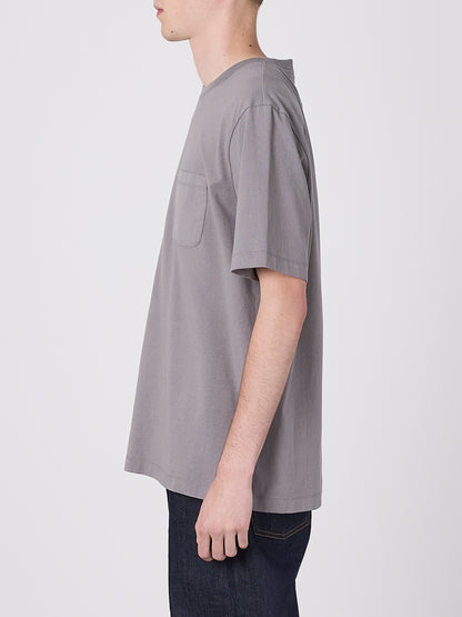 Woven Pocket T-Shirt in Slate