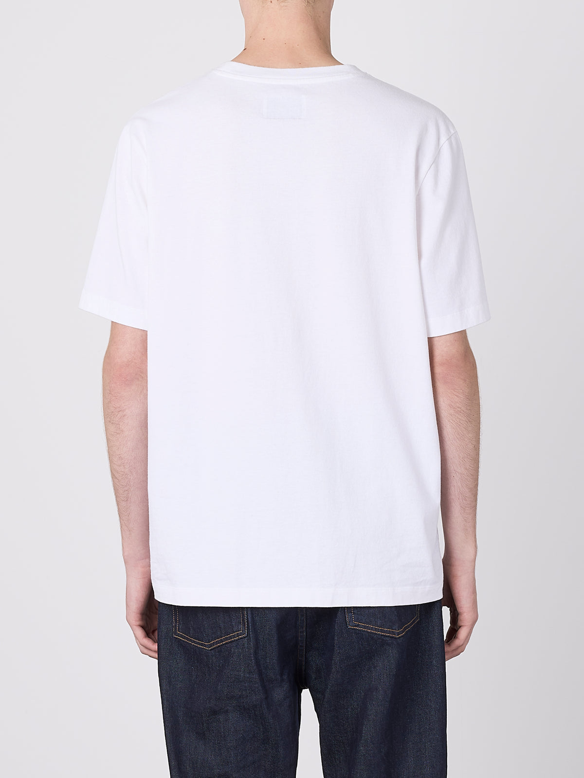 Woven Pocket T-Shirt in White