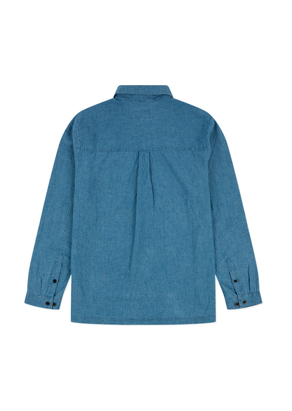 Carpenter Linen Oth Shirt in Blue
