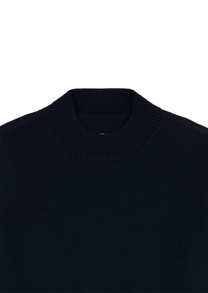 Pimlico Crew Knit in Dark Navy