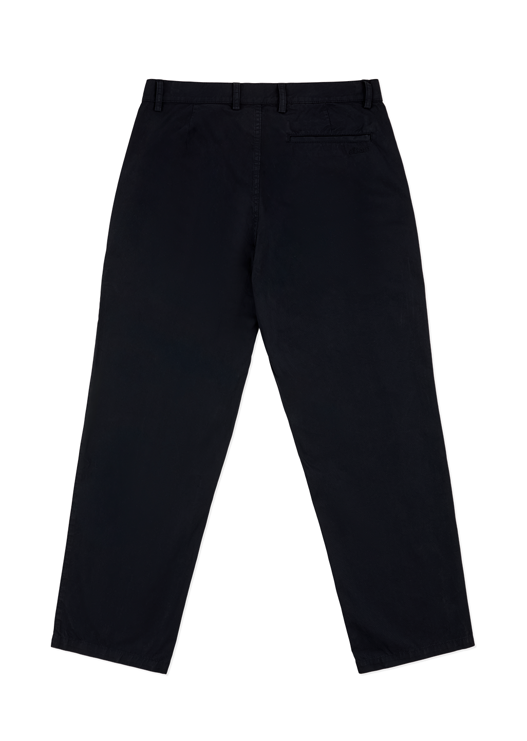 Kent Cotton Pleat Trouser in Dark Navy