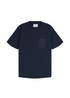 Woven Pocket T-Shirt in Dark Navy
