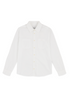 Filey LS Poplin Shirt in White