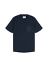 Woven Pocket T-Shirt in Dark Navy