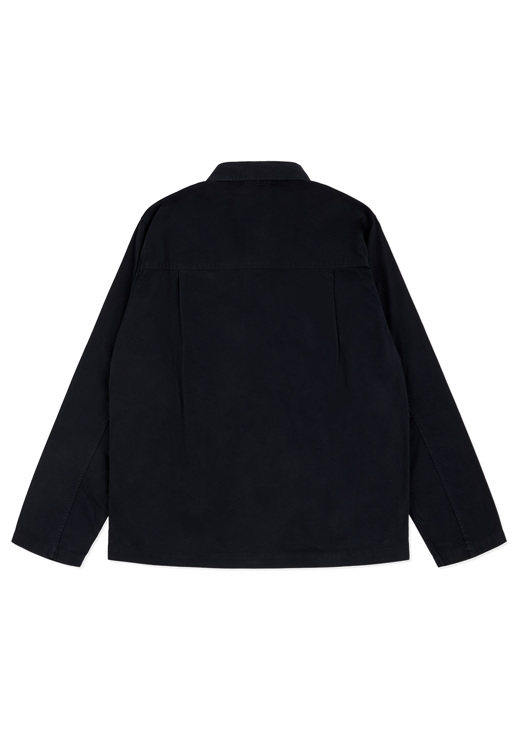 Hatton Cotton Overshirt in Dark Navy