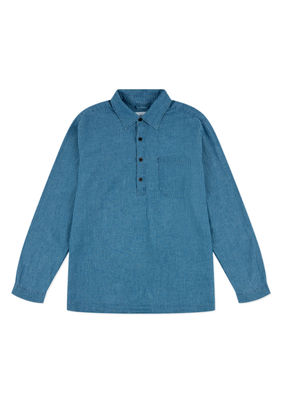 Carpenter Linen Oth Shirt in Blue