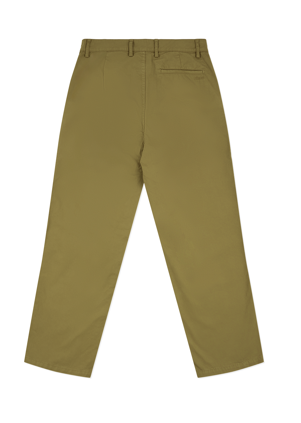 Kent Cotton Pleat Trouser in Khaki