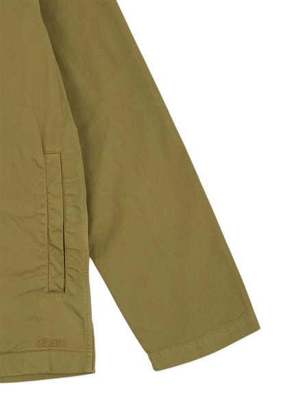 Hatton Cotton Overshirt in Khaki