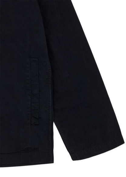 Hatton Cotton Overshirt in Dark Navy