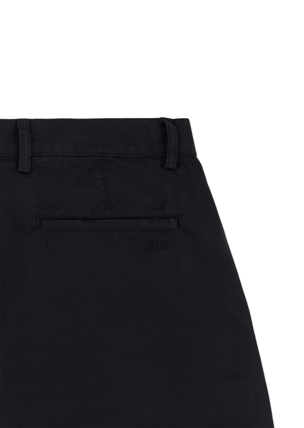 Kent Cotton Pleat Trouser in Dark Navy
