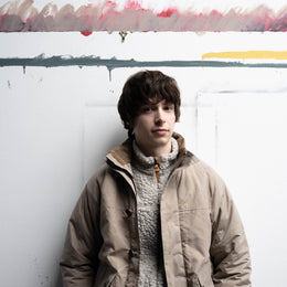 Quilt Lined Parka in Sand