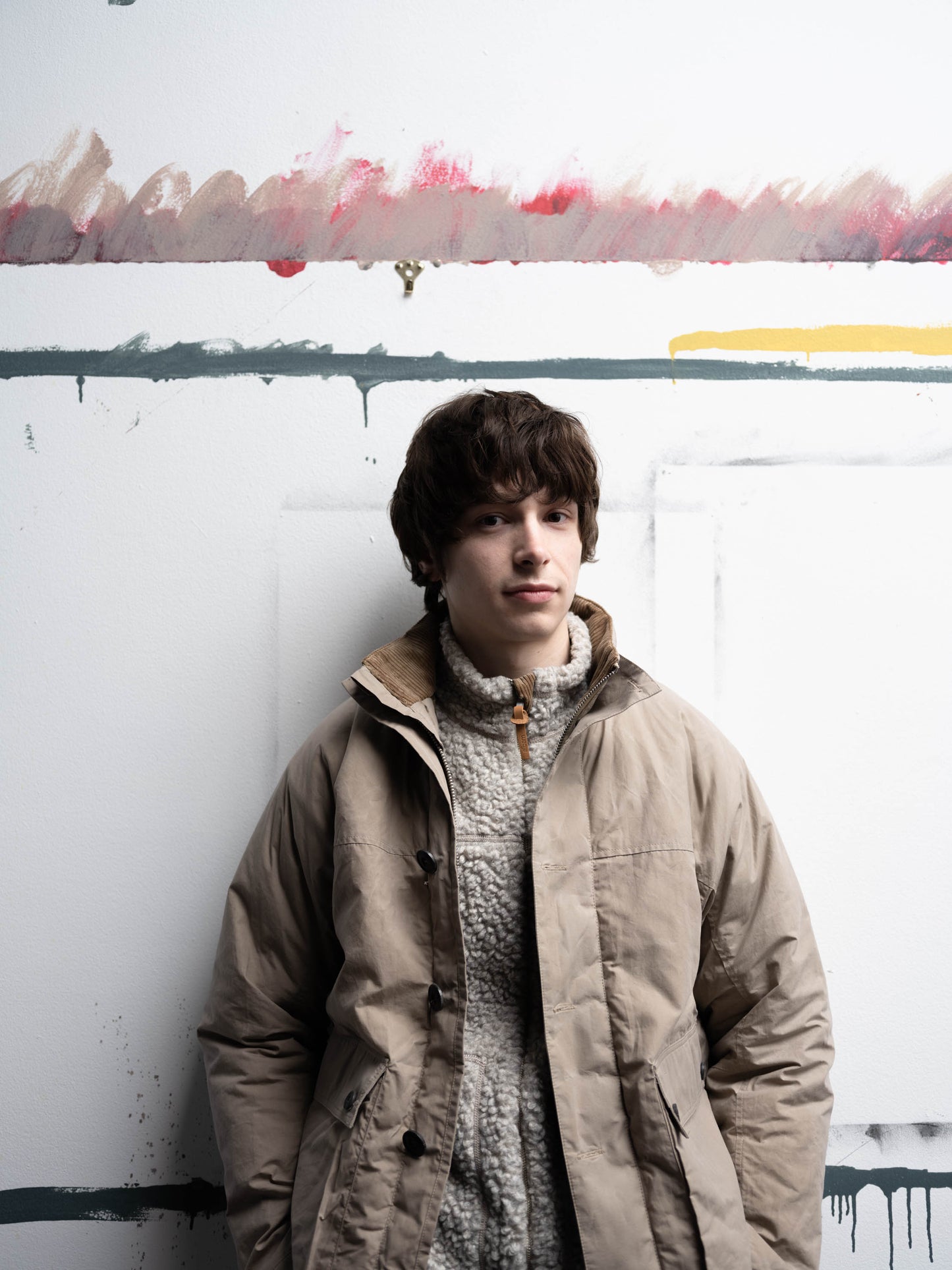 Quilt Lined Parka in Burnt Orange