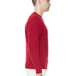 Seamless Shetland Crew in Red