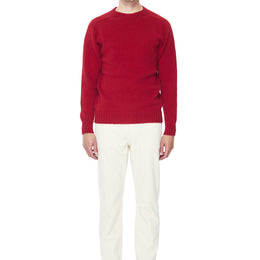 Seamless Shetland Crew in Red