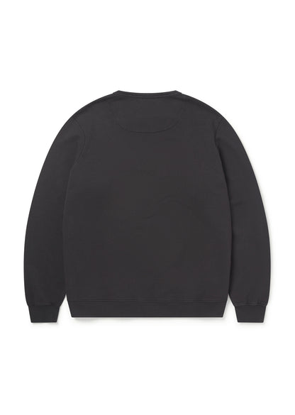 Vintage Lightweight Sweatshirt in Black