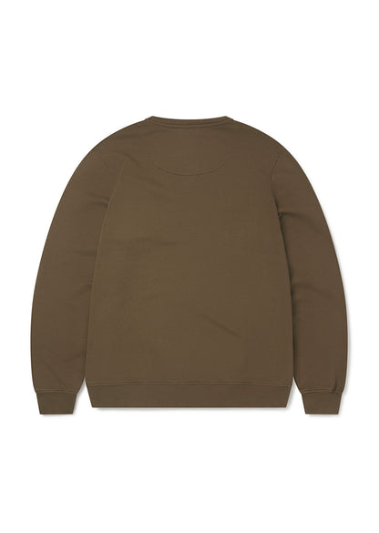 Vintage Lightweight Sweatshirt in Olive Night