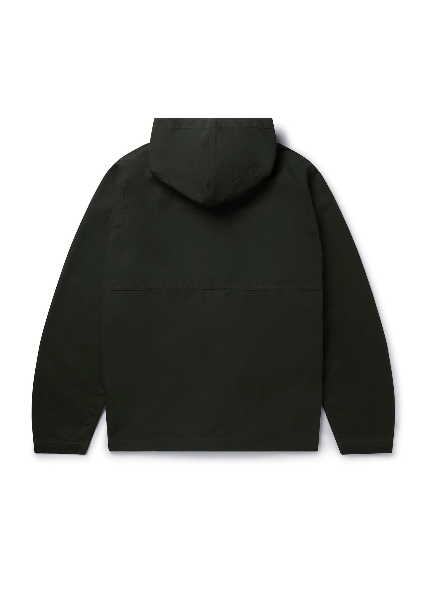 Waxed Button Smock in Green