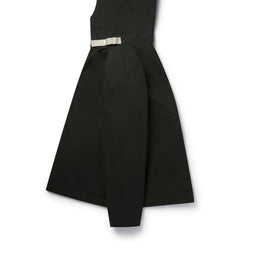 Waxed Button Smock in Green