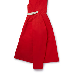 Waxed Button Smock in Orange