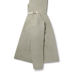 Waxed Button Smock in Clay