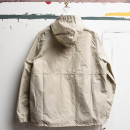 Waxed Button Smock in Clay