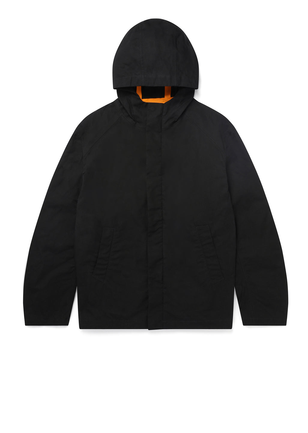 Heat Sealed Hooded Jacket in Black