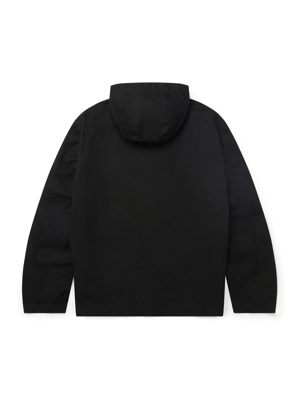 Heat Sealed Hooded Jacket in Black