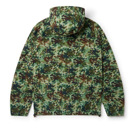 Heat Sealed Hooded Jacket in Paint Green