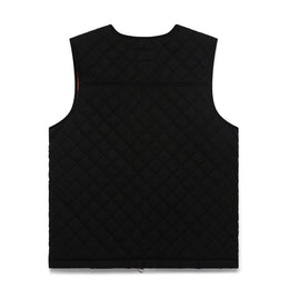 Quilted Liner Vest in Black