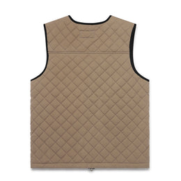 Quilted Liner Vest in Sand