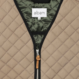 Quilted Liner Vest in Sand